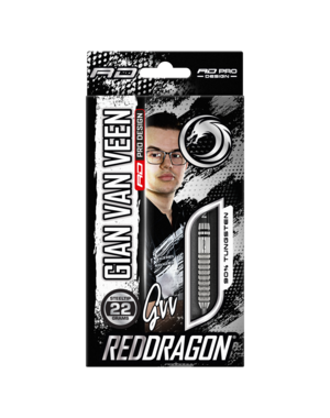 RED DRAGON Red Dragon Gian van Veen Tour Edition Steel Tip Darts 22g