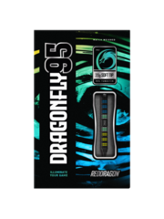 RED DRAGON Red Dragon Dragonfly 95 Black Parallel Soft Tip Darts 20g