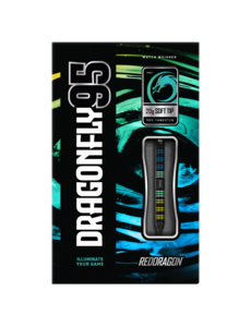 Red Dragon Dragonfly 95 Black Parallel Soft Tip Darts 20g