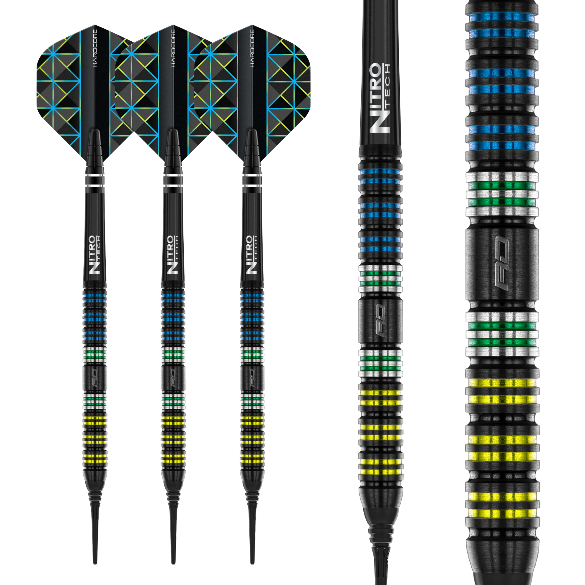 20-60代 人気ファッションブランド Red 20g Darts Tip Soft Parallel Black 95 Dragonfly Dragon ダーツ