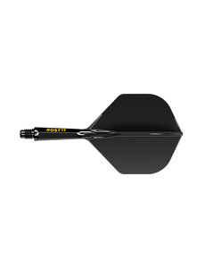 CueSoul CueSoul Rost77 Solid Small Standard Black Dart Flights