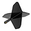 CueSoul CueSoul Rost77 Solid Small Standard Black Dart Flights