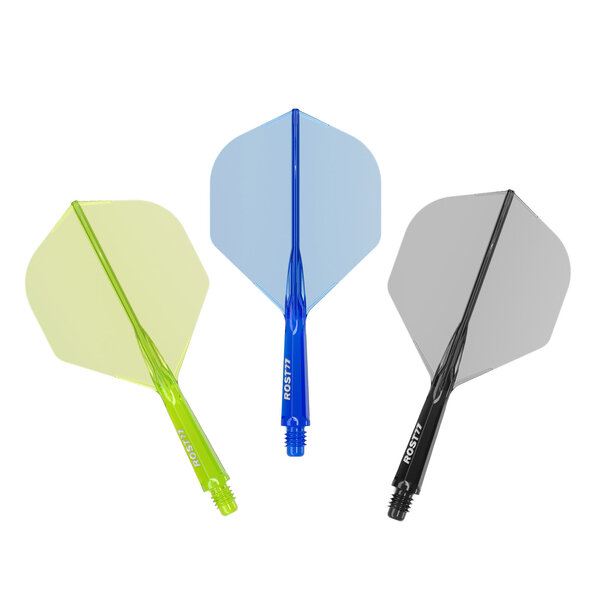 CueSoul CueSoul Rost77 Solid Small Standard Tri Pack Transparent Black Blue Lime Green