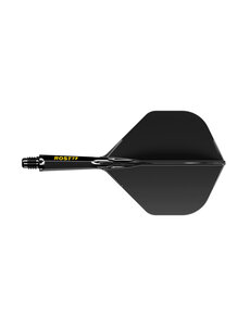 CueSoul CueSoul Rost77 Solid Big Standard Black Dart Flights