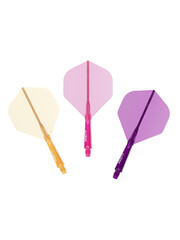 CueSoul CueSoul Rost77 Solid Big Standard Tri Pack Transparent Purple Orange Pink