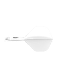 CueSoul CueSoul Rost77 Solid Big Standard White Dart Flights
