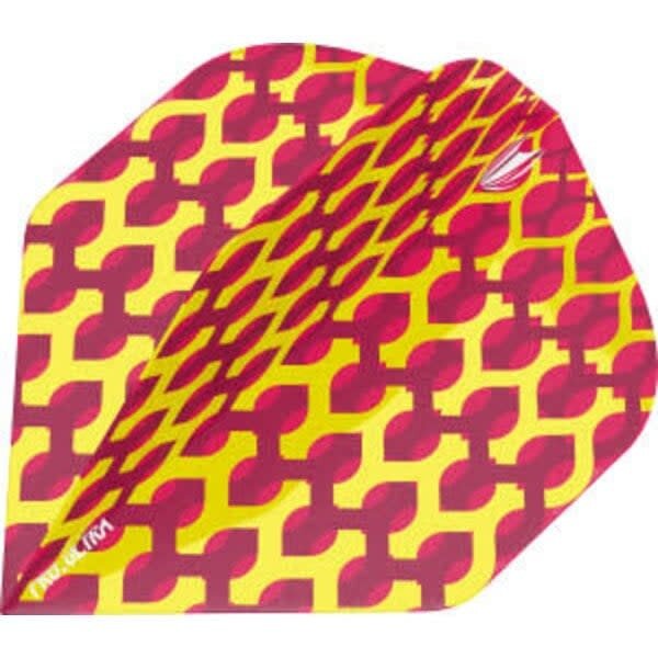 Target Darts Target Fabric Pro Ultra Yellow No2 Dart Flights - 5 Sets