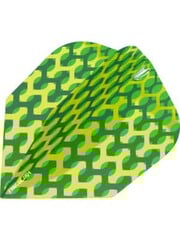 Target Darts Target Fabric Pro Ultra Green No6 Dart Flights - 5 Sets