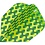 Target Darts Target Fabric Pro Ultra Green No6 Dart Flights - 5 Sets