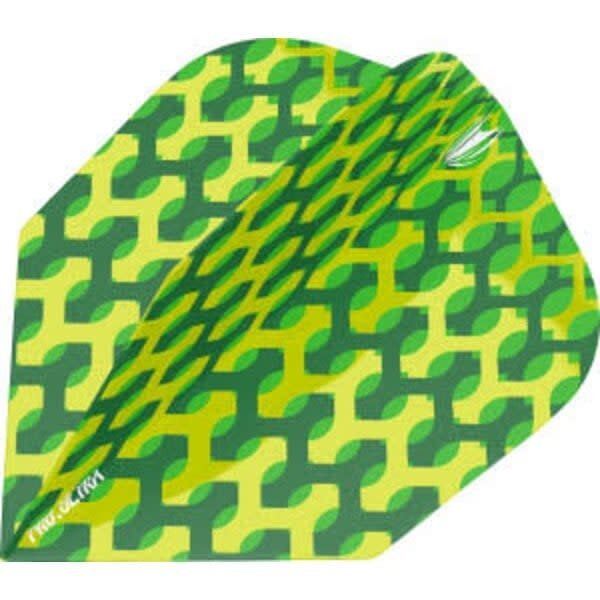 Target Darts Target Fabric Pro Ultra Green No6 Dart Flights - 5 Sets
