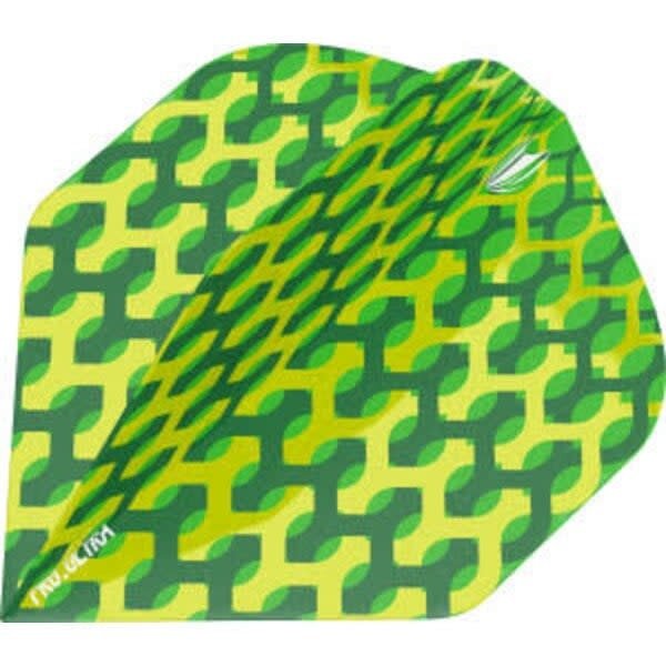 Target Darts Target Fabric Pro Ultra Green No2 Dart Flights - 5 Sets