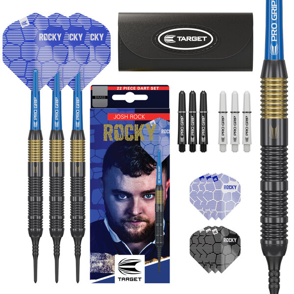 Target Darts Target Josh Rock Brass Soft Tip Darts 18g