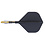 CueSoul Cuesoul ROST T19 Carbon Integrated Dart Shaft and Flight Big Standard Wing Black Flight with Yellow Carbon Rod