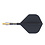 CueSoul Cuesoul ROST T19 Carbon Integrated Dart Shaft and Flight Big Standard Wing Black Flight with Yellow Carbon Rod