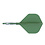 CueSoul Cuesoul ROST T19 Carbon Integrated Dart Shaft and Flight Big Standard Wing Green Flight with Green Carbon Rod