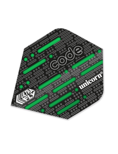 Unicorn Darts Unicorn Ultrafly .100 Code Green Dart Flights Plus