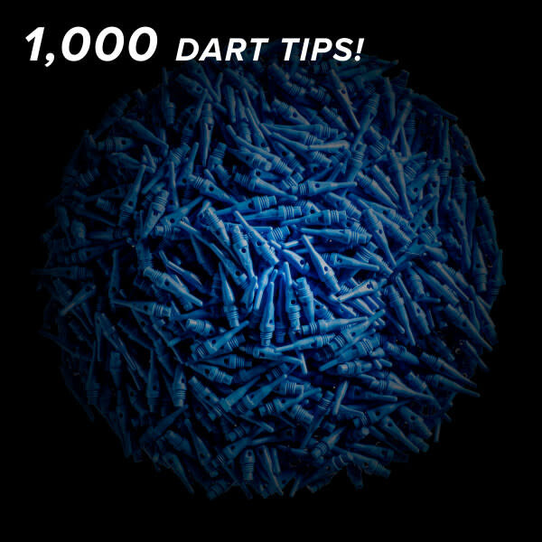Viper Darts Viper Tufflex SS Blue Soft Tip Points 1000ct
