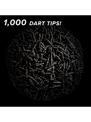Viper Darts Viper Tufflex SS Black Soft Tip Points 1000ct