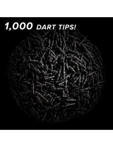 Viper Darts Viper Tufflex SS Black Soft Tip Points 1000ct
