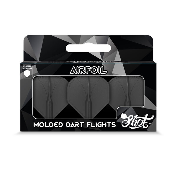 SHOT DARTS Shot Airfoil Molded Standard Dart Flights