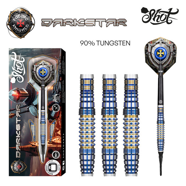 SHOT DARTS Shot Future Knights Darkstar 90% Soft Tip Darts 20g