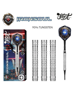SHOT DARTS Shot Future Knights Ironsoul 90% Soft Tip Darts 20g