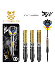 SHOT DARTS Shot Pro Series Jitse van der Wal 90% Steel Tip Darts