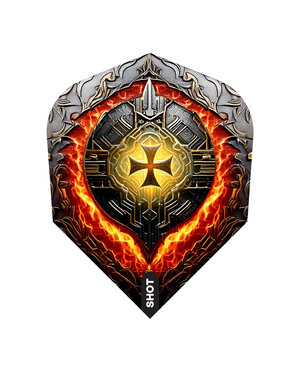 SHOT DARTS Shot Future Knights Hachette Small Standard Dart Flights