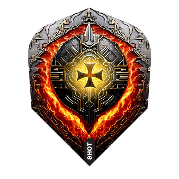 SHOT DARTS Shot Future Knights Hachette Small Standard Dart Flights