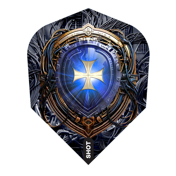 SHOT DARTS Shot Future Knights Ironsoul Small Standard Dart Flights