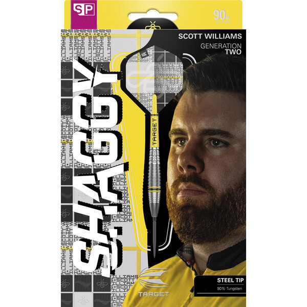 Target Darts Target Scott Williams G2 90% Swiss Steel Tip Darts