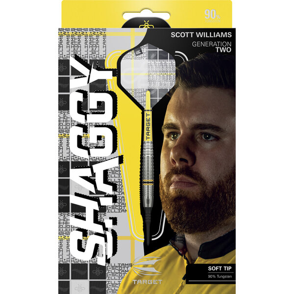 Target Darts Target Scott Williams G2 90% Swiss Soft Tip Darts 18g