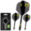 Winmau Darts Winmau MvG Pac Man Black and Green Fusion No. 2 Dart Flights