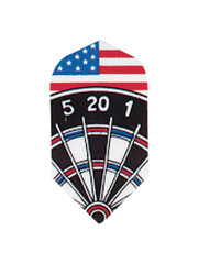 Poly Royal USA Dartboard Flag Poly Royal Hard Dart Flights