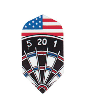 Poly Royal USA Dartboard Flag Poly Royal Hard Dart Flights