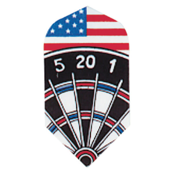 Poly Royal USA Dartboard Flag Poly Royal Hard Dart Flights