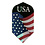 Poly Royal USA Flag Slim Poly Royal Hard Dart Flight