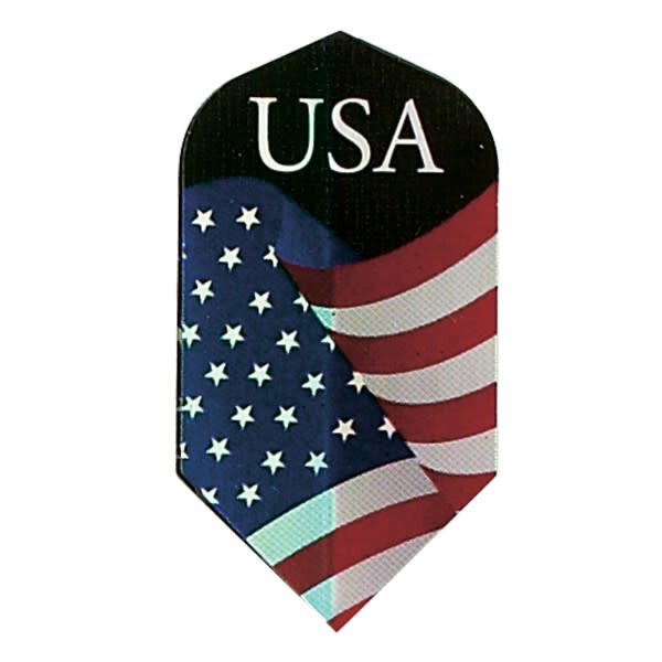 Poly Royal USA Flag Slim Poly Royal Hard Dart Flight