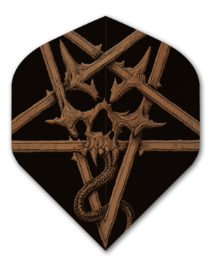 Alchemy Alchemy Copper Pentacle Skull No.2 Standard Dart Flights