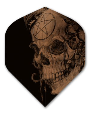 Alchemy Alchemy Copper Samain Skull No.2 Standard Dart Flights