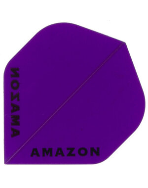 Amazon Amazon Transparent Purple Standard Dart Flights
