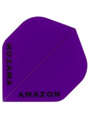 Amazon Amazon Transparent Purple Standard Dart Flights - 5 Sets