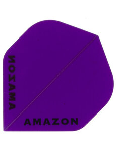Amazon Amazon Transparent Purple Standard Dart Flights - 5 Sets