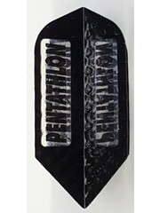PENTATHLON Pentathlon Black Slim Dimplex 100 Micron Thick Dart Flight