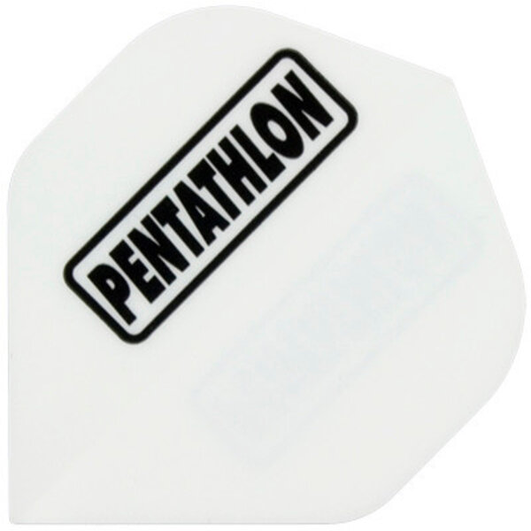 PENTATHLON Pentathlon Solid White Standard Dart Flights