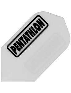 PENTATHLON Pentathlon Solid White Slim Dart Flight