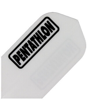 PENTATHLON Pentathlon Solid White Slim Dart Flight