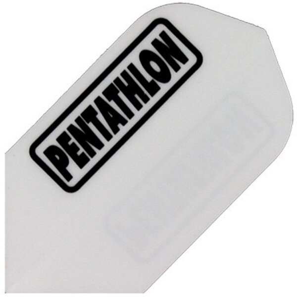 PENTATHLON Pentathlon Solid White Slim Dart Flight