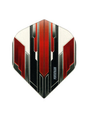 PENTATHLON Pentathlon Red and Black Mesh Standard Dart Flights