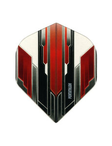 PENTATHLON Pentathlon Red and Black Mesh Standard Dart Flights